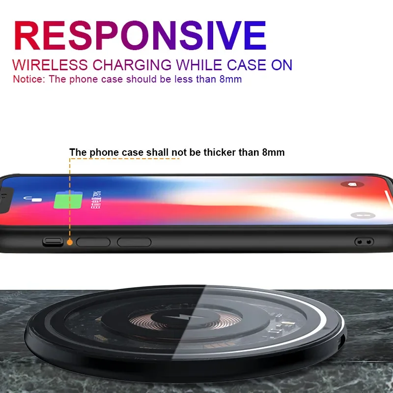 30W Wireless Charger Pad Stand for iPhone 14 13 12 11 Pro Max X Samsung Xiaomi Chargers Induction Fast Charging Dock Station