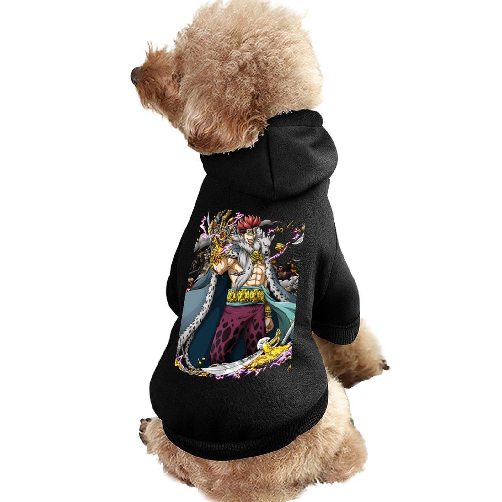 Designer Fashion Hoodie For Dog Breathable Soft Autumn and Winter Dog's Hooded Sweatshirt Anime Print Anti-linting Cool Design Top Hoodie