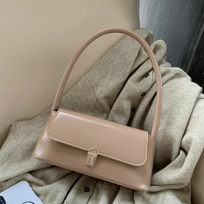 Women's Handbag Solid Color Women's Fashion Designer Armpit Brand Women's Crossbody Bag