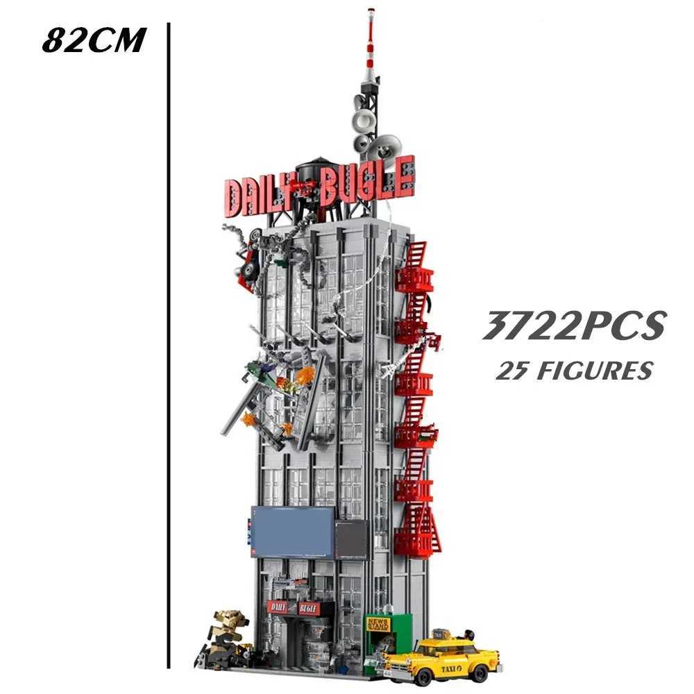 Blocks 3772 Pcs The Daily Bugle Newspaper Office Building Compatible 76178 Building Blocks Anniversary Set For Children Birthday GiftY241105K5ZD