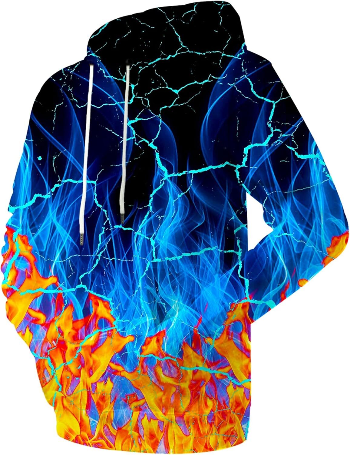 Hoodie for Mens Womens Unisex Graphic Print Hoodies 3D Colorful Novelty Design with Pocket Graphic Hoodies sweatshirt Fashionable, cool, and warm