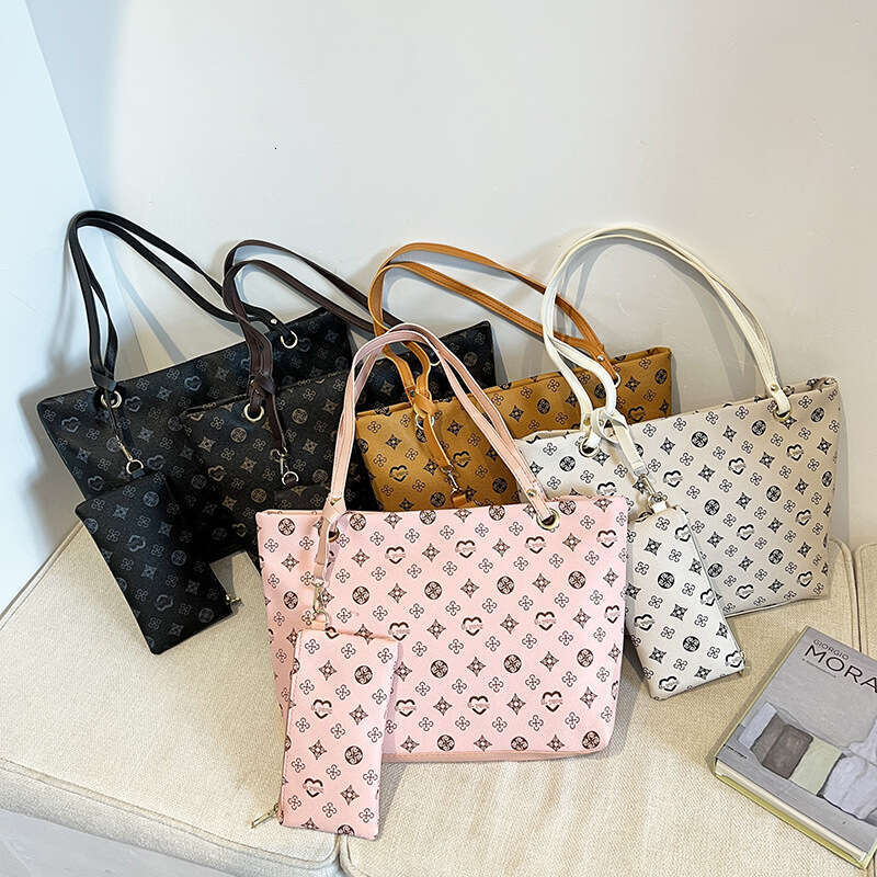 Designer Bag Large Capacity Shoulder Bag Two-Piece Set L2024 New Women's Bag Ladies Handbag European Tote Bag Women