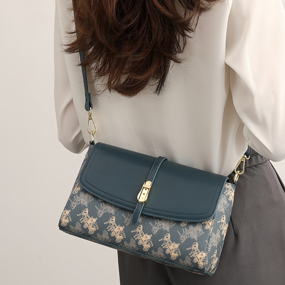 Printed 2024 New Large Capacity Simple Shoulder Female Brand Designer Trendy Women's Bag