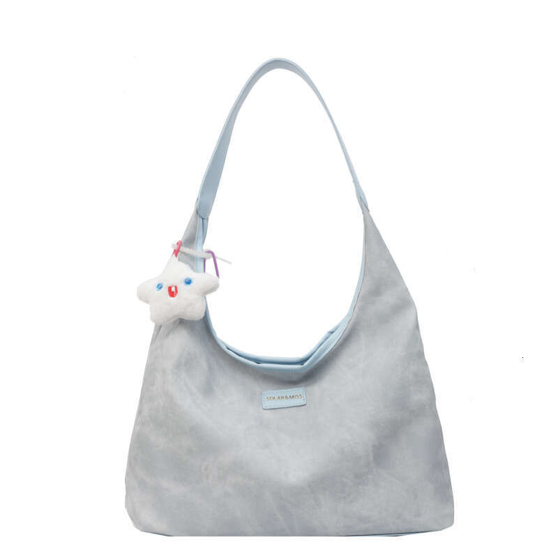 Fashion tote for women 2024 new large capacity commuting summer versatile shoulder bag, college student class bag