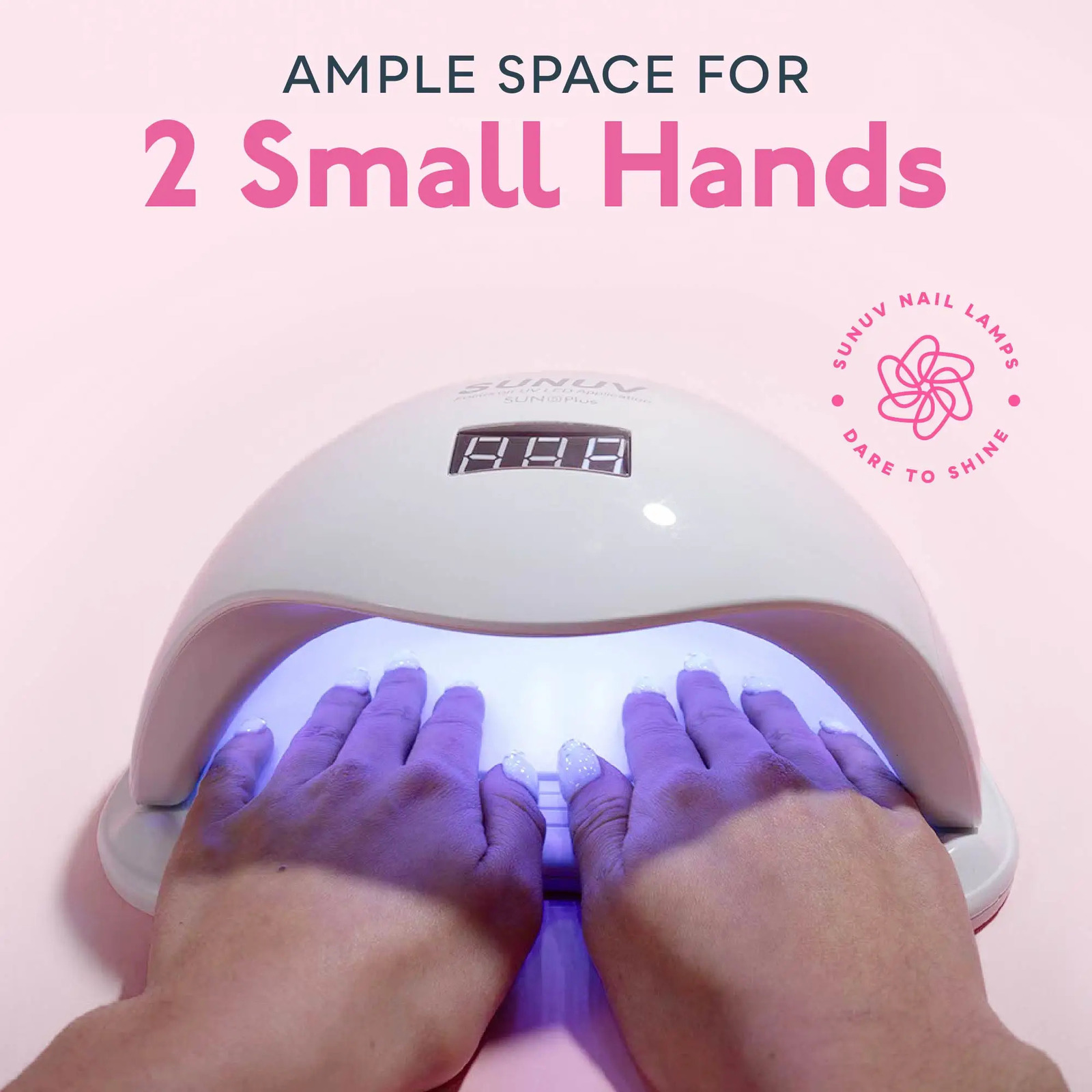 SUNUV SUN5Plus UV Led Lamp 48W Nail Dryer For Curing All Types Gel 99s Low Heat 36 Leds UV Lamp for Two Hands Nail Art Machine 241104