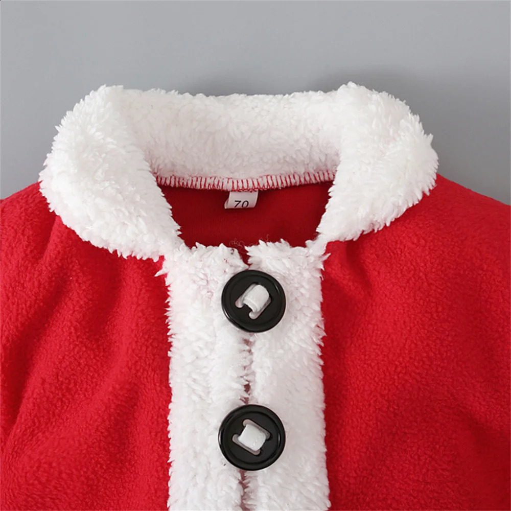 Baby Christmas set for young children boys and girls Santa Claus clothing long sleeved tops pants hats and socks set Christmas born baby clothing 2411