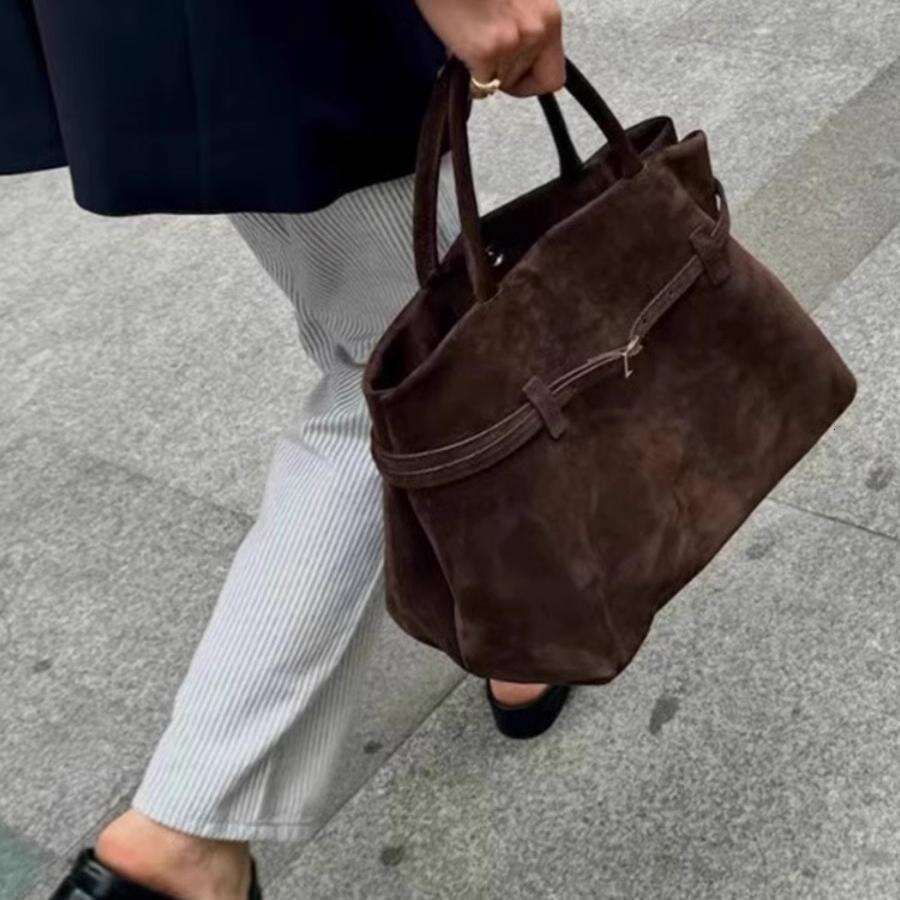 Designer Bag NEW Luxury Brand Rodeo Woman Bags Faux Suede Brown Totes Gold Buckle Shoulder Bags Fashion Women Handbags