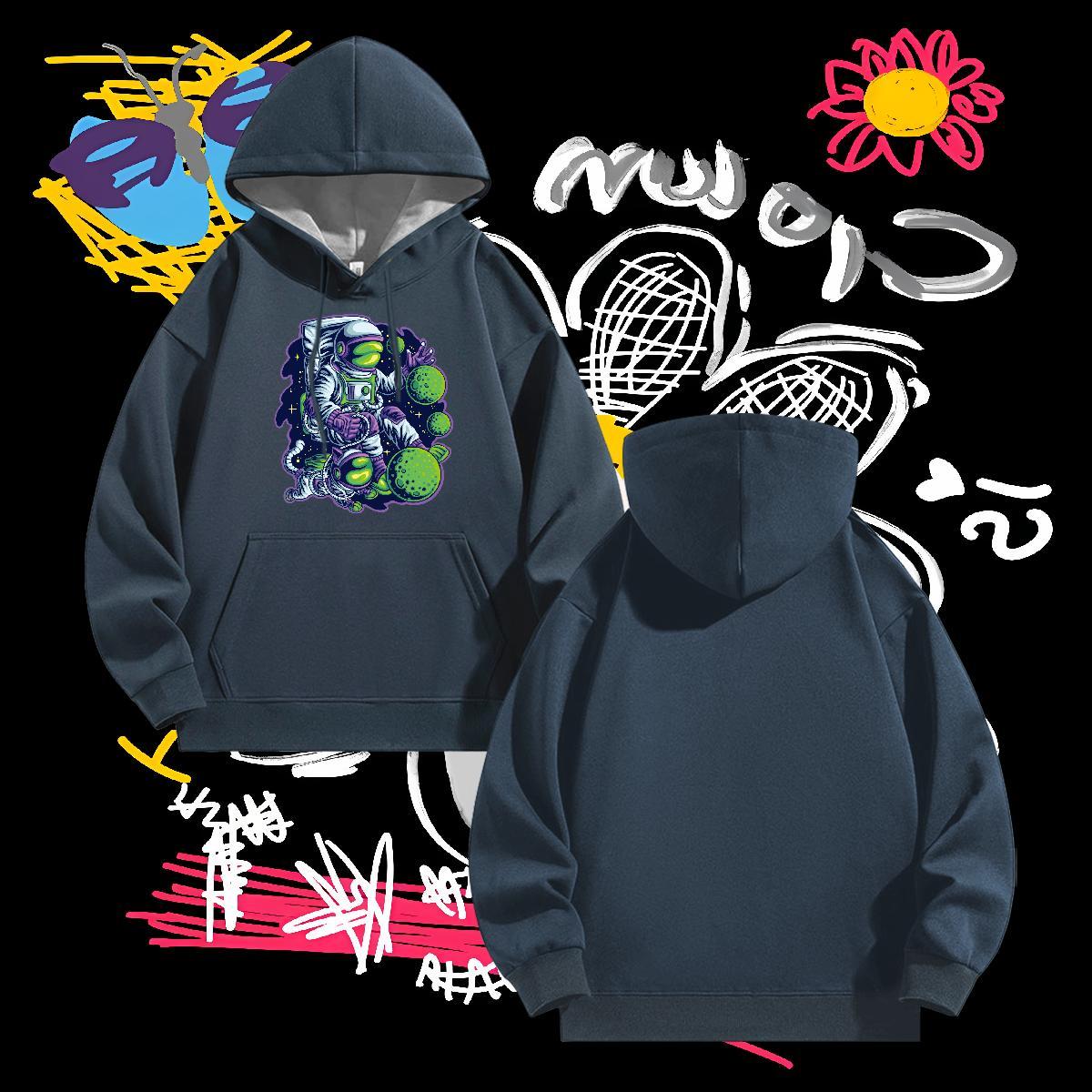 Free Shipping Hoodie Hooded Collar Long Sleeve Loose Men Tops Hoodie Oversized 3XL Top Hoodie Outdoor 350g Cotton