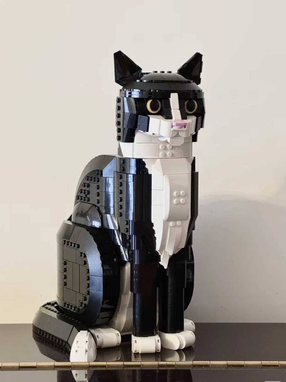 Blocks Ideas Building blocks Set Home Dcor Cat Gift for AnimalLovers Cat Gifts Collectible Model Creative Activity for Adult C251027