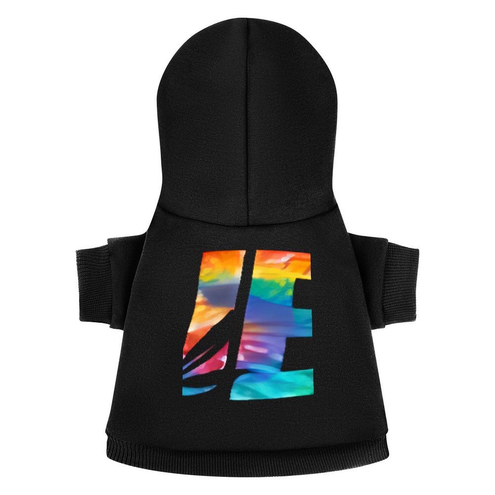 2024 DIY Dog Sweatshirts Pet Sleeve Street Hip Hop Dog Hoodie Customized Large Size Printing Terylene health cloth Comfortable Top Pullover Hoodie