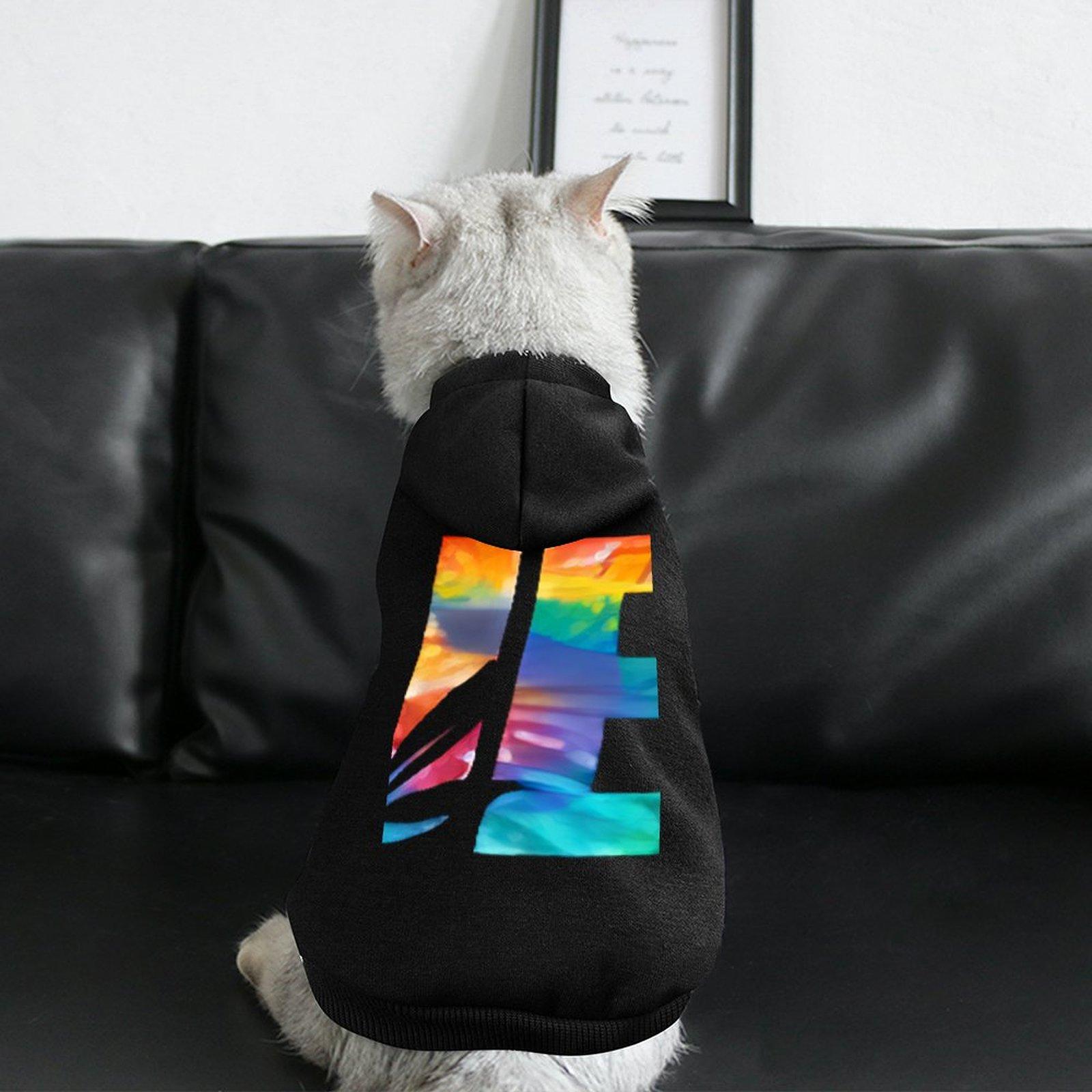 2024 DIY Dog Sweatshirts Pet Sleeve Street Hip Hop Dog Hoodie Customized Large Size Printing Terylene health cloth Comfortable Top Pullover Hoodie