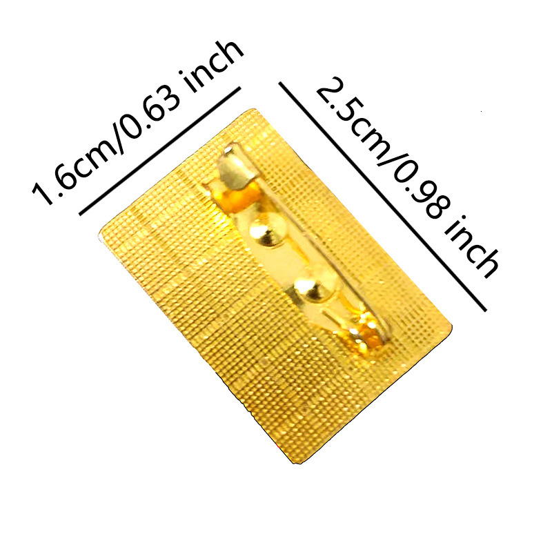 Senegal Flag Brooch Badge Flag Rectangular National Flag Laple Pins