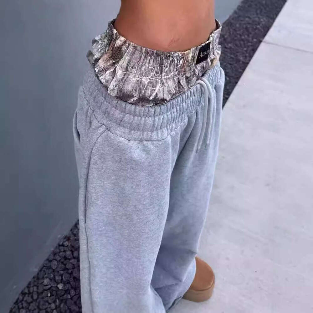 pants men's fashion trendy designer street pattern embroidery loose wide leg pants outdoor casual wear trousers sweat pants men women handsome ou