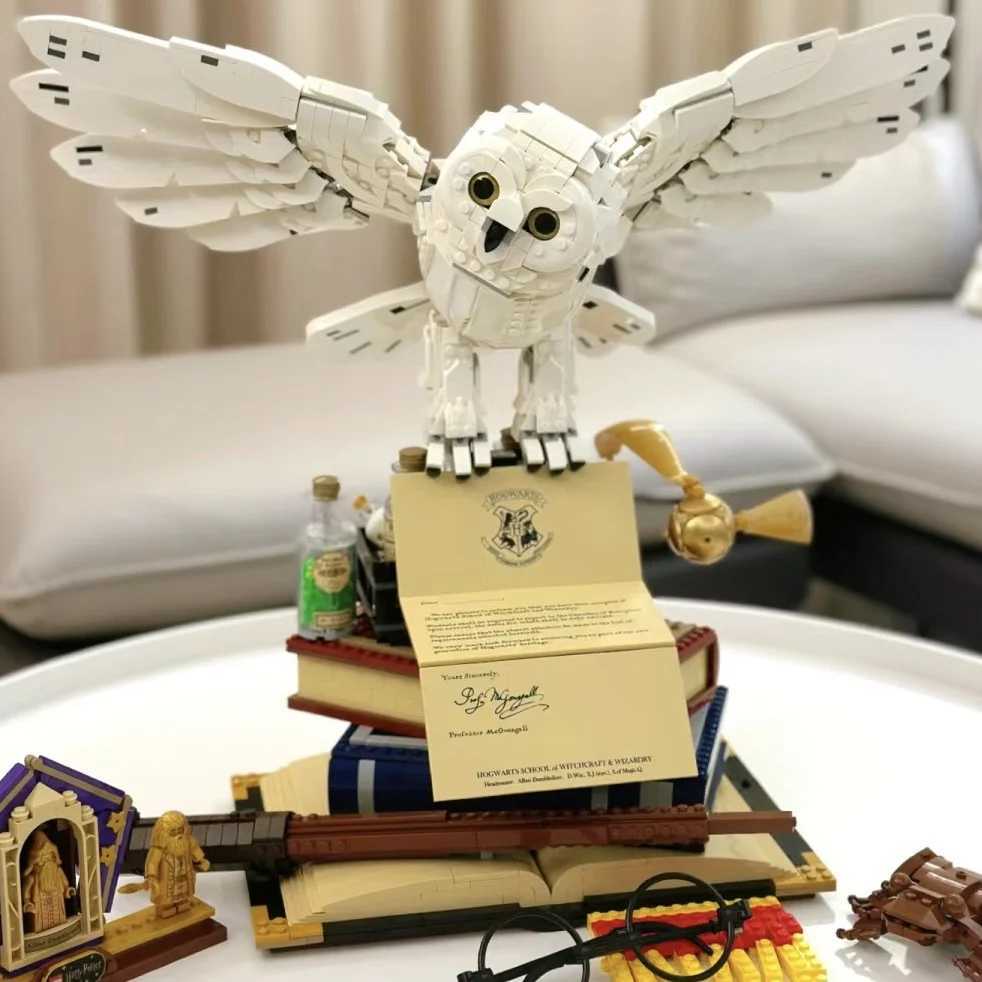 Free shipping Magic Owl Building Blocks Assembly Model 20th Anniversary Collectors Edition Set Adult Toys Boys Childrens Gifts 3010pcs