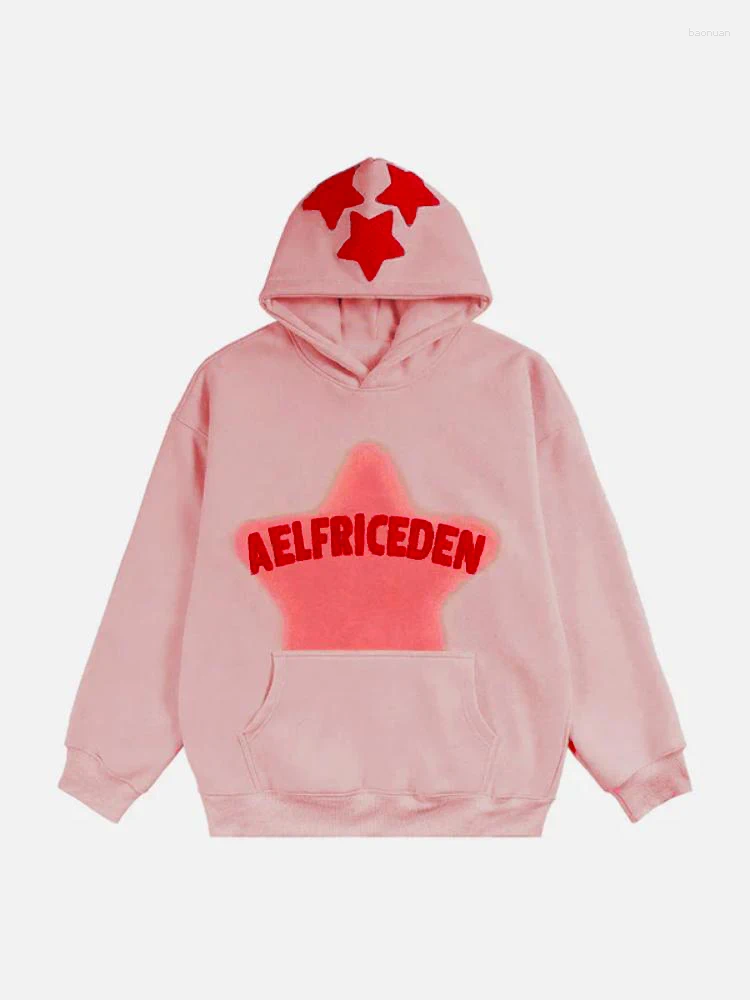 Women's Hoodies 2024 Fall Hip Hop Street Graffiti Hoodie Retro Casual Sports Baggy
