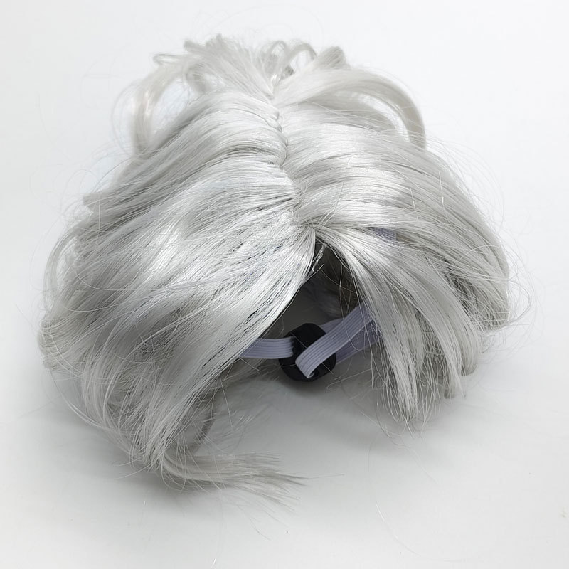 New pattern pet wig cat headwear dog mid split headgear silvery manufacturer wholesale funny popular decoration Christmas gift cosplay 9 0fl