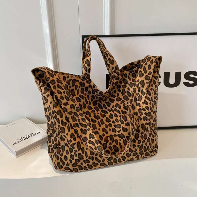 Designer Bag Large Capacity Leopard Print Shoulder Bags Zipper High Quality Bags For Women 2024 Casual Fashion Classic Tote Hot Sale