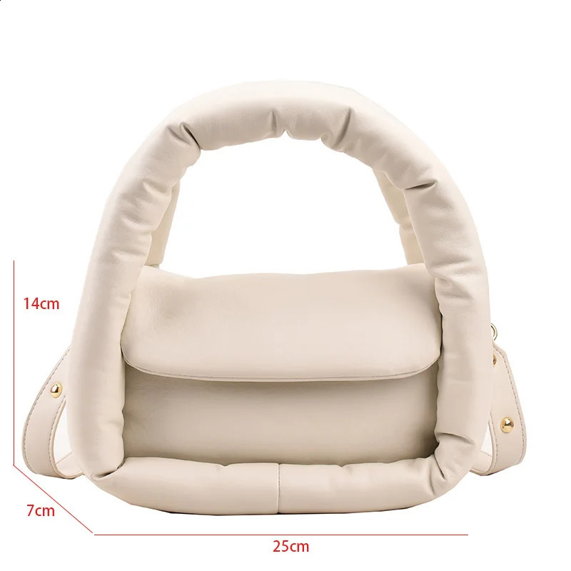 Fashion handbag womens shoulder bag PU leather space pad cotton cross body bag winter wallet 241105