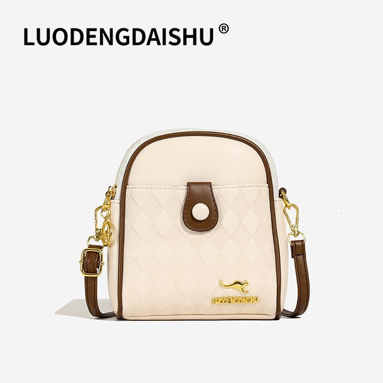 Designer's new women's fashionable single shoulder multi-layer large capacity crossbody bag fashion bag