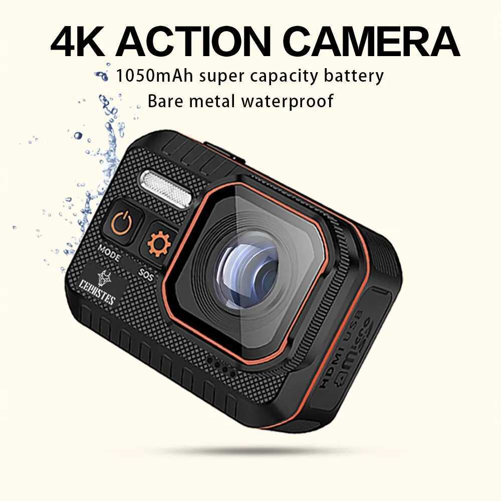 High Quality CERASTES action camera 4K60FPS with remote control Sn waterproof motion camera driver recorder motion camera helmet action camera O241104