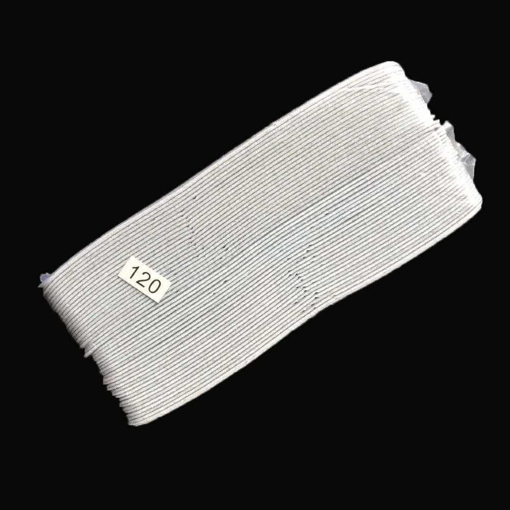50 Pcs Sandpaper Replacement Pads 100 120 180 240 Grit Nail Professional File 241105