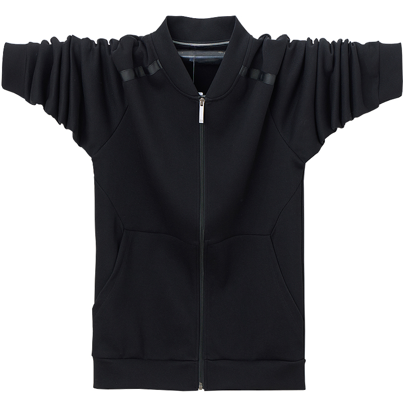 Fashion Men's Hoodies Autumn Winter Plus Size 6XL Male Casual Hoodies Sweatshirts Solid Color Coats Outerwear Sweatshirt Tops