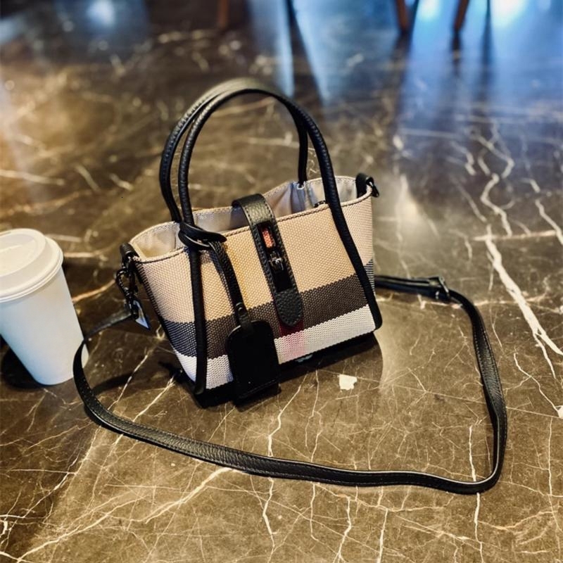 Plaid Shoulder Bags for Women 2024 New Female Brand Tote Bag Casual Fashion Trends Handbag