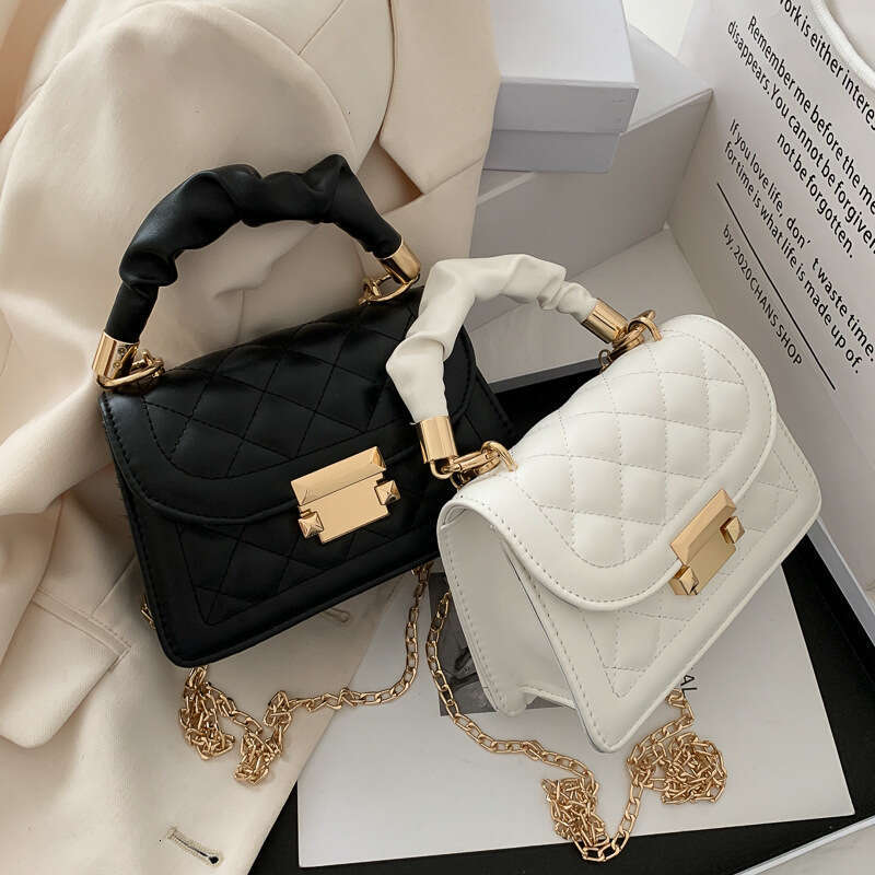 Designer Bag Women's Bag Popular Ins Women's Bag 2024 Classic Korean Fashion Hand Bag Small Square Chain Crossbody Bag