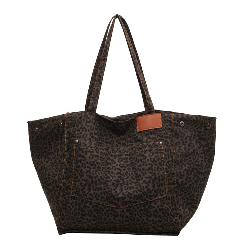 New Fashion Desginers Bag for Women Tote Bag Shoulder Large Capacity Leopard Print Bags