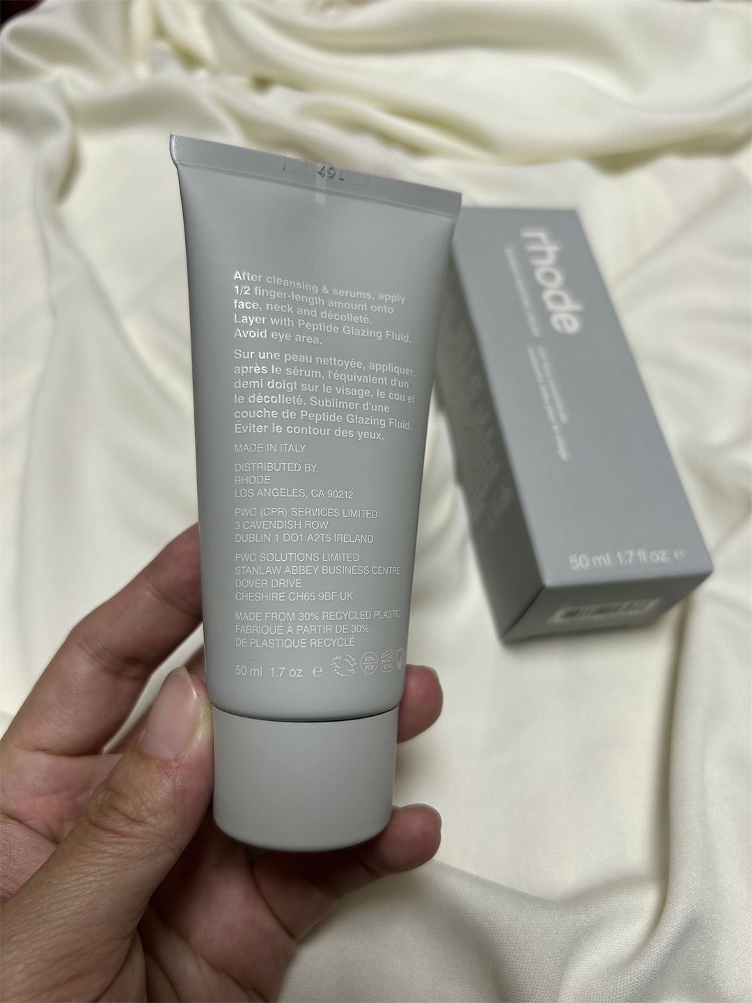 Face Cleanser Rhode 150Ml Skin Care Cleansers Daily Cream Pineapple Refresh Ananas 1 Vivifiant PGA Facial Washi Cleani Lotion 5Oz Top Quality Fast Fre