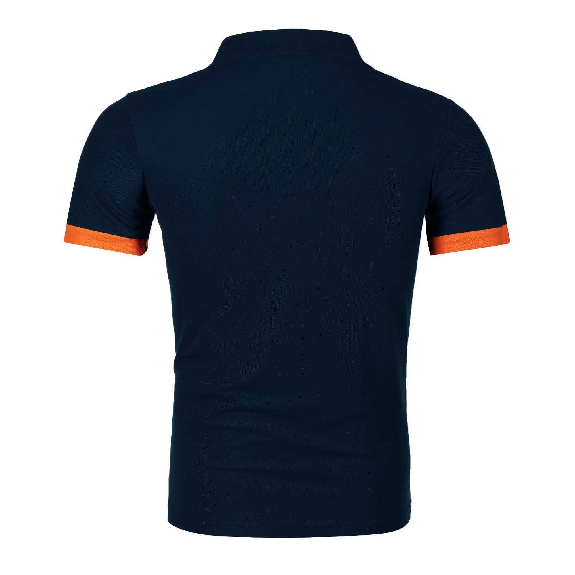 Mens short sleeves match the color of mens lapel sleeves W241104