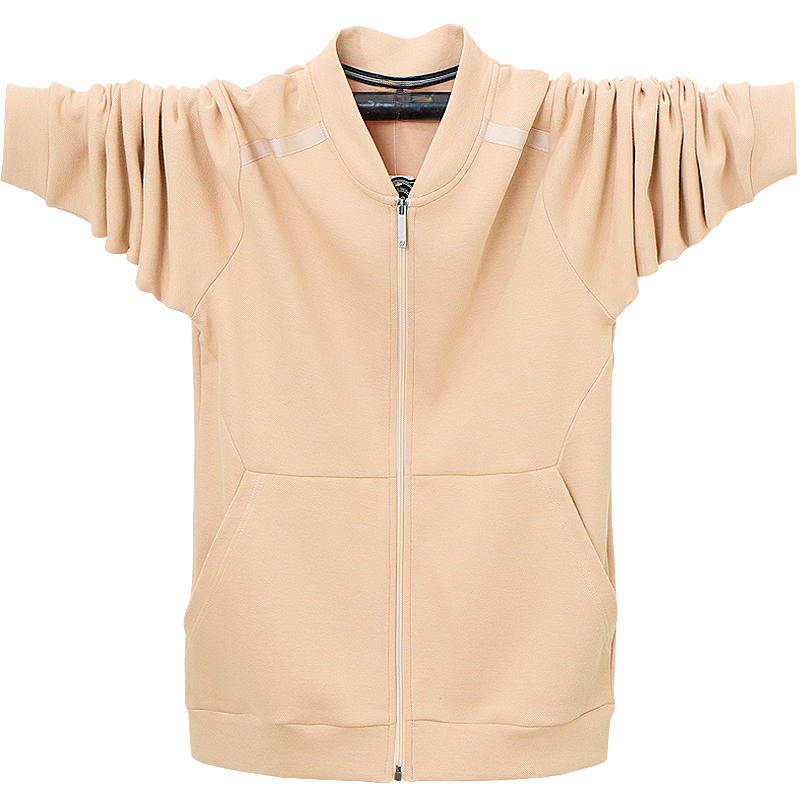 Fashion Men's Hoodies Autumn Winter Plus Size 6XL Male Casual Hoodies Sweatshirts Solid Color Coats Outerwear Sweatshirt Tops