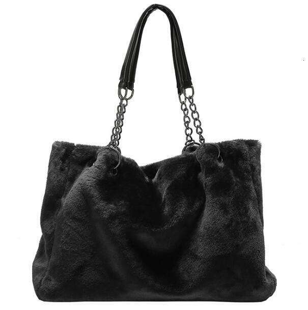 Designer Bag 2020 Autumn New Plush Women's Bag Handbag European And American Fashion Fur Big Bag