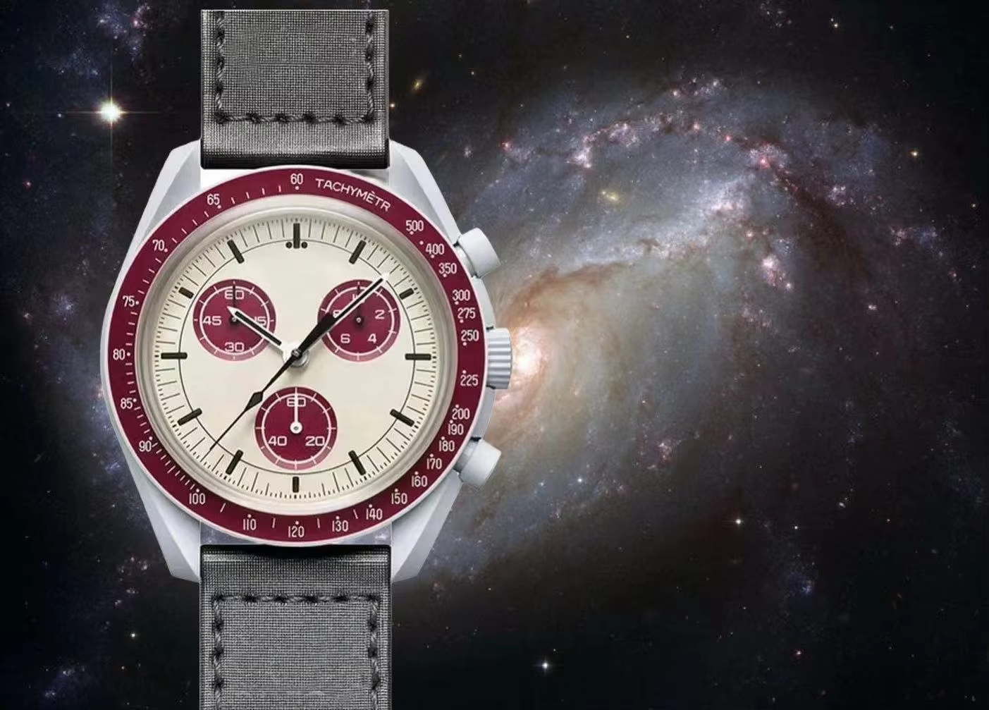 2026 Bioceramic Planet Moon Mens Watch Full Function Chronograph Watch Mission To Mercury 42mm Nylon Watches Quartz Clock Relogio Masculino MISSION TO EARTH PHASE S