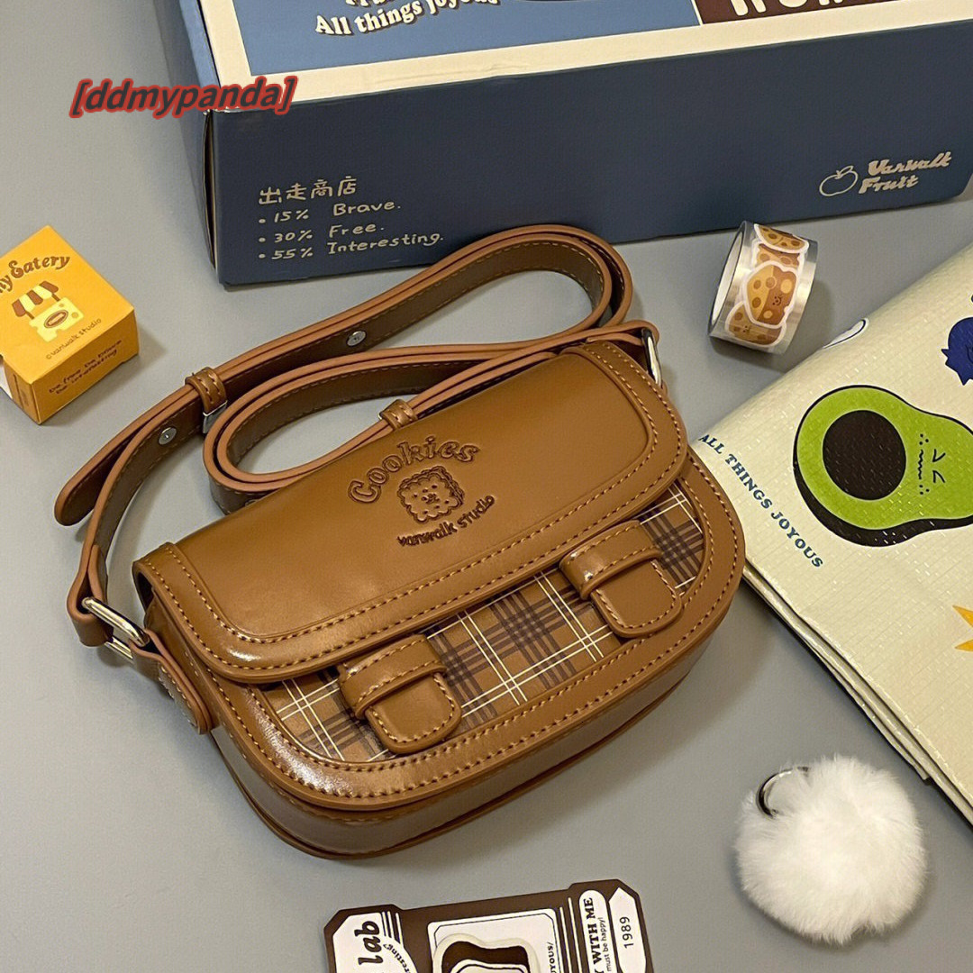 2024 New Bakery Sweet and Cute Girl Cambridge Underarm Tofu Bun High end Crossbody Shoulder Bag #30 ddmypanda