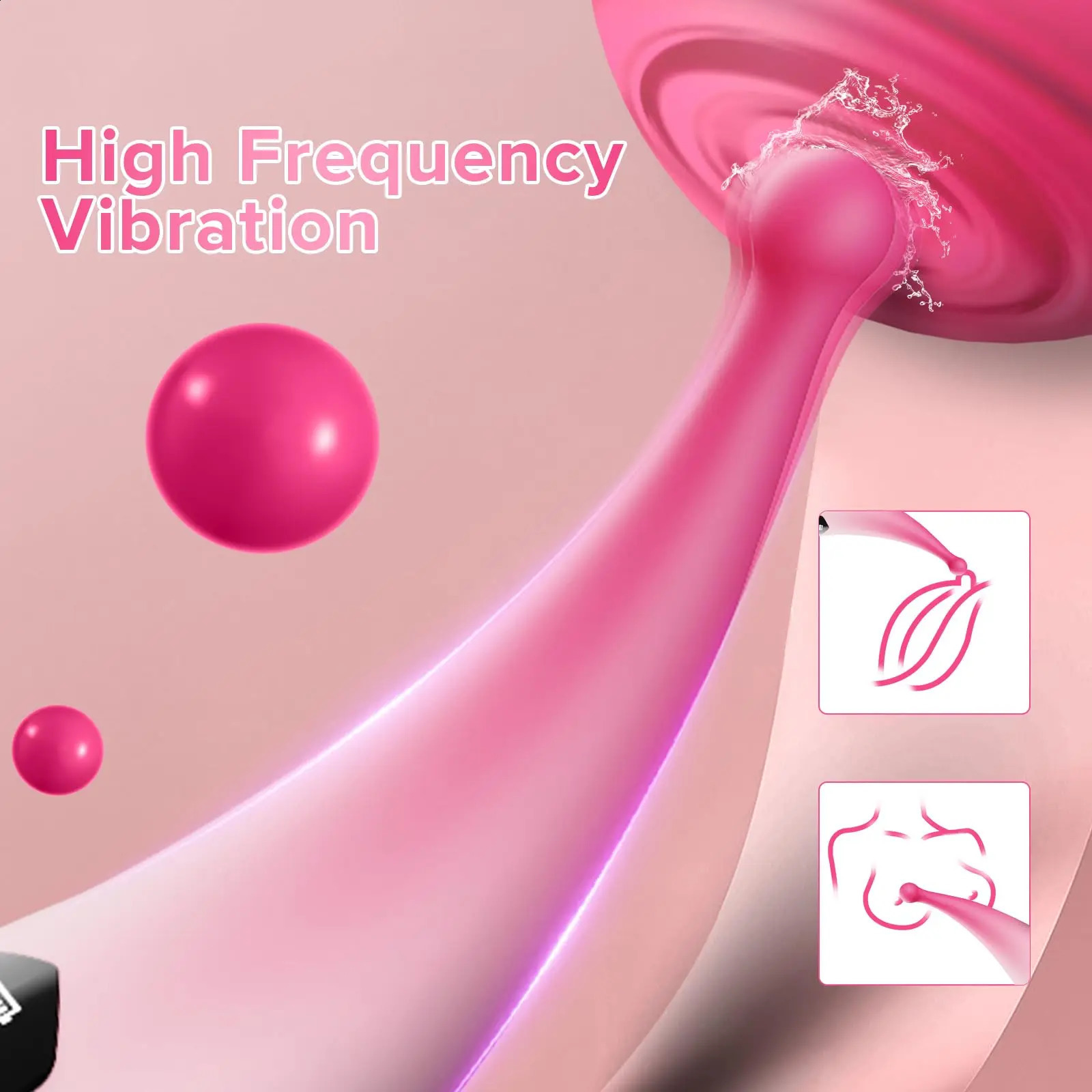 G spot vibration 10 Modes High Frequency Powerful Clitoral Vibrator Sex toys for Women PleasureMini Nipple sexmachine18 241105