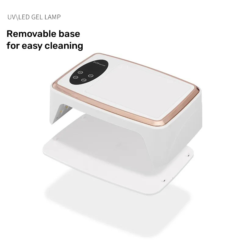 380W Professional Nail Dryer 90 Leds Nail Dryer UV Lamp for Curing All Gel Nail Polish Motion Sensing Manicure Pedicure 241104