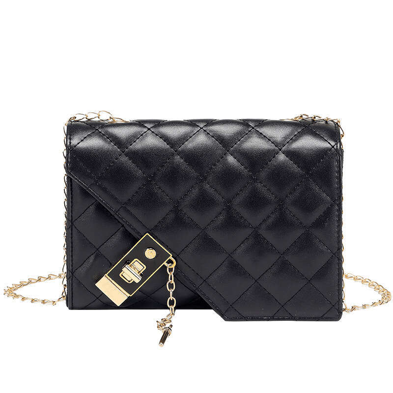 Designer Bag New Women's One Shoulder Oblique Cross Small Square Bag With Missing Corner Style Women's Bag Diamond Latch Buckle Women's