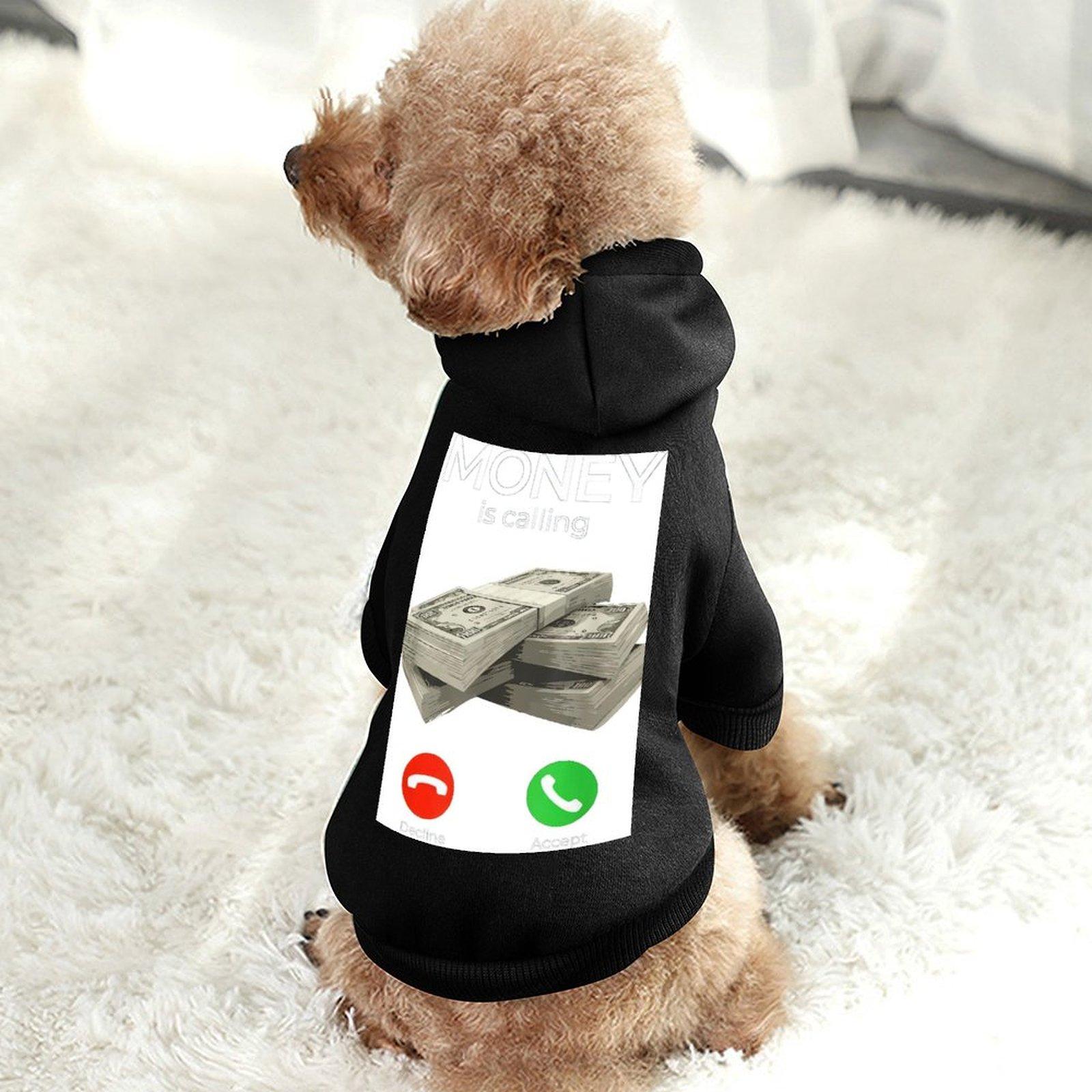 2024 Dog Hooded Sweatshirt Comfortable Hoodie Pet Leisure Cat Hoodie Customized Printing Anti-linting Soft Pullover Hoodie