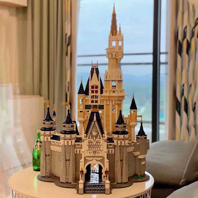 Blocks NEW 4080PCS Compatible 71040 Princess Castle Modular Building Blocks Bricks Educational Toys For Kids Christmas Birthday GiftsY2411270B57