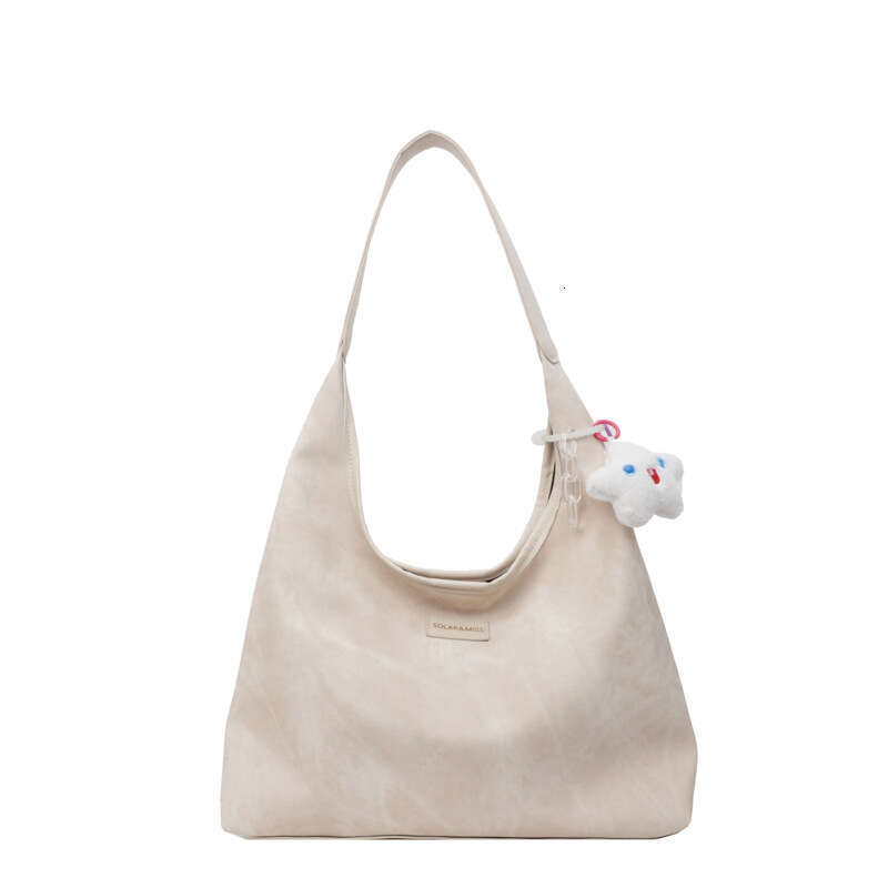 Fashion tote for women 2024 new large capacity commuting summer versatile shoulder bag, college student class bag