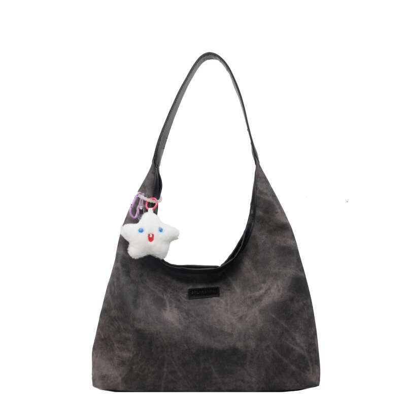 Fashion tote for women 2024 new large capacity commuting summer versatile shoulder bag, college student class bag