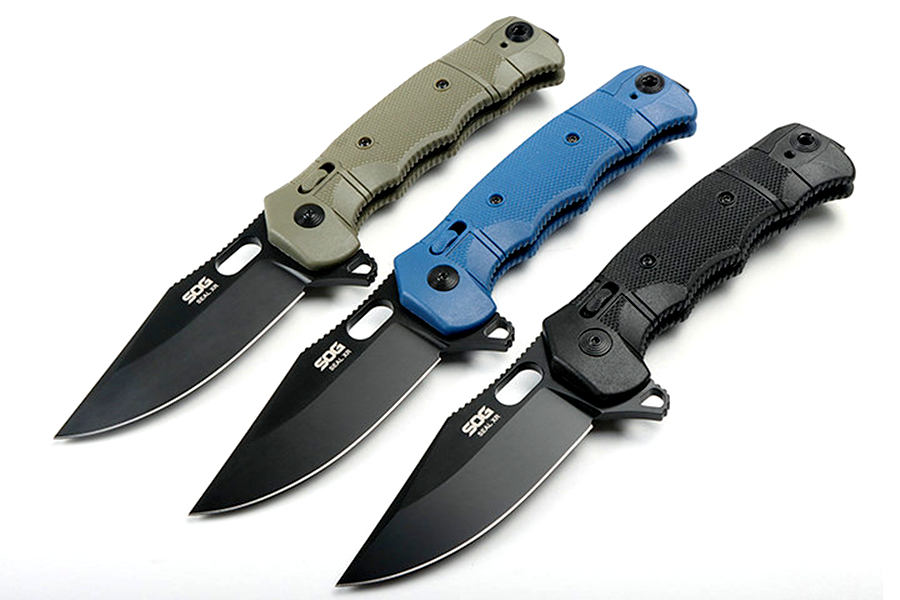 M7827 Flipper Folding Knife 8Cr13Mov Titanium Coating Blade GFN Handle Outdoor Camping Hiking Ball Bearing EDC Pocket Knives with Retail Box