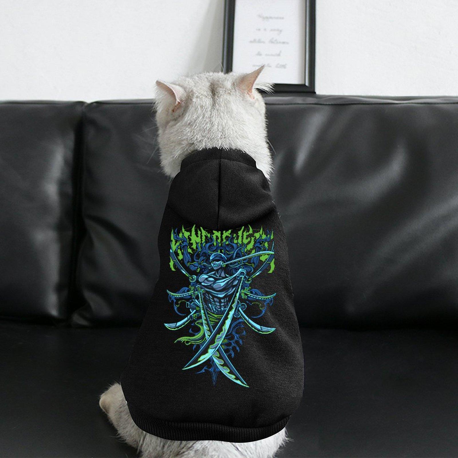 Fashion New Pet Hoodie Hooded Long Sleeve Anime Printing Hoodie for Pet Free DIY Terylene health cloth Comfortable Pets