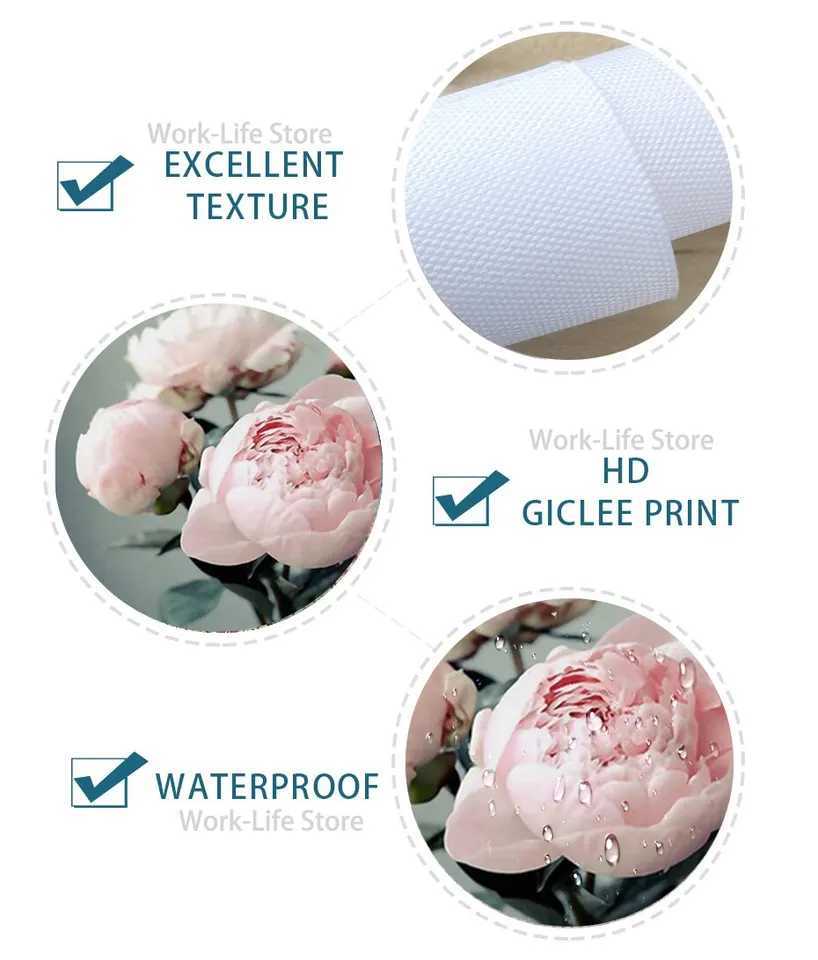 Golden Abstract Deer Feather Canvas Art Luxury Geometric Leaf Wall Decor for Living Room and PorchXJ241104