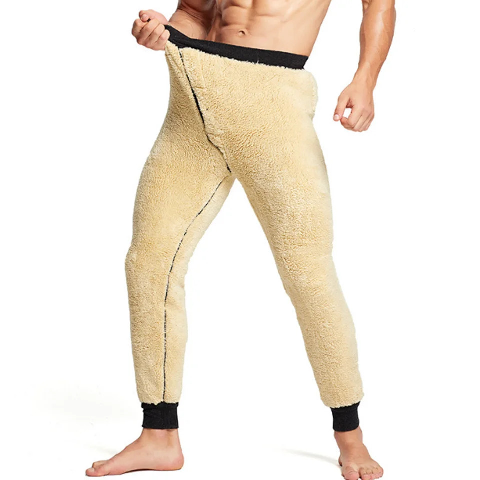 thick merino wool winter mens pants pant trouser casual warm tactical pants techwear plaid pantalon cargo joggers men jogger 241104