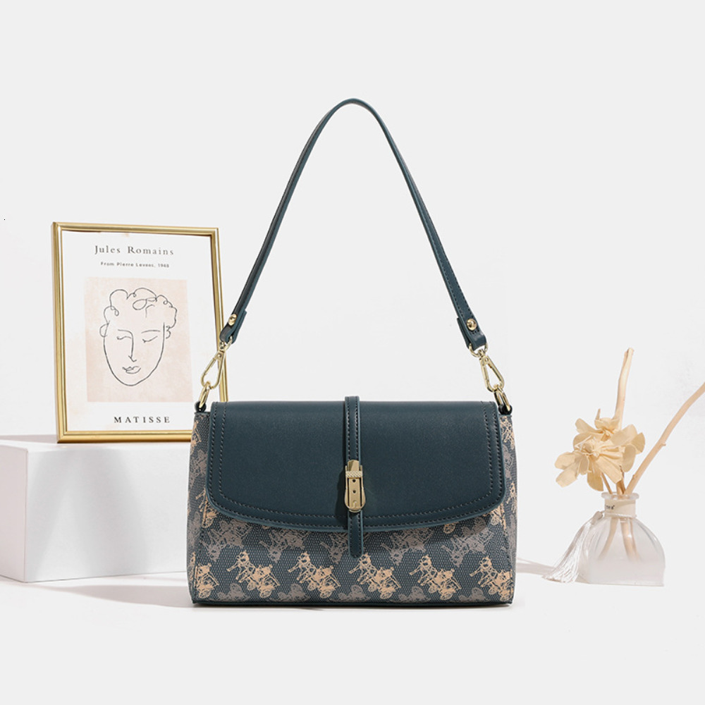 Printed 2024 New Large Capacity Simple Shoulder Female Brand Designer Trendy Women's Bag