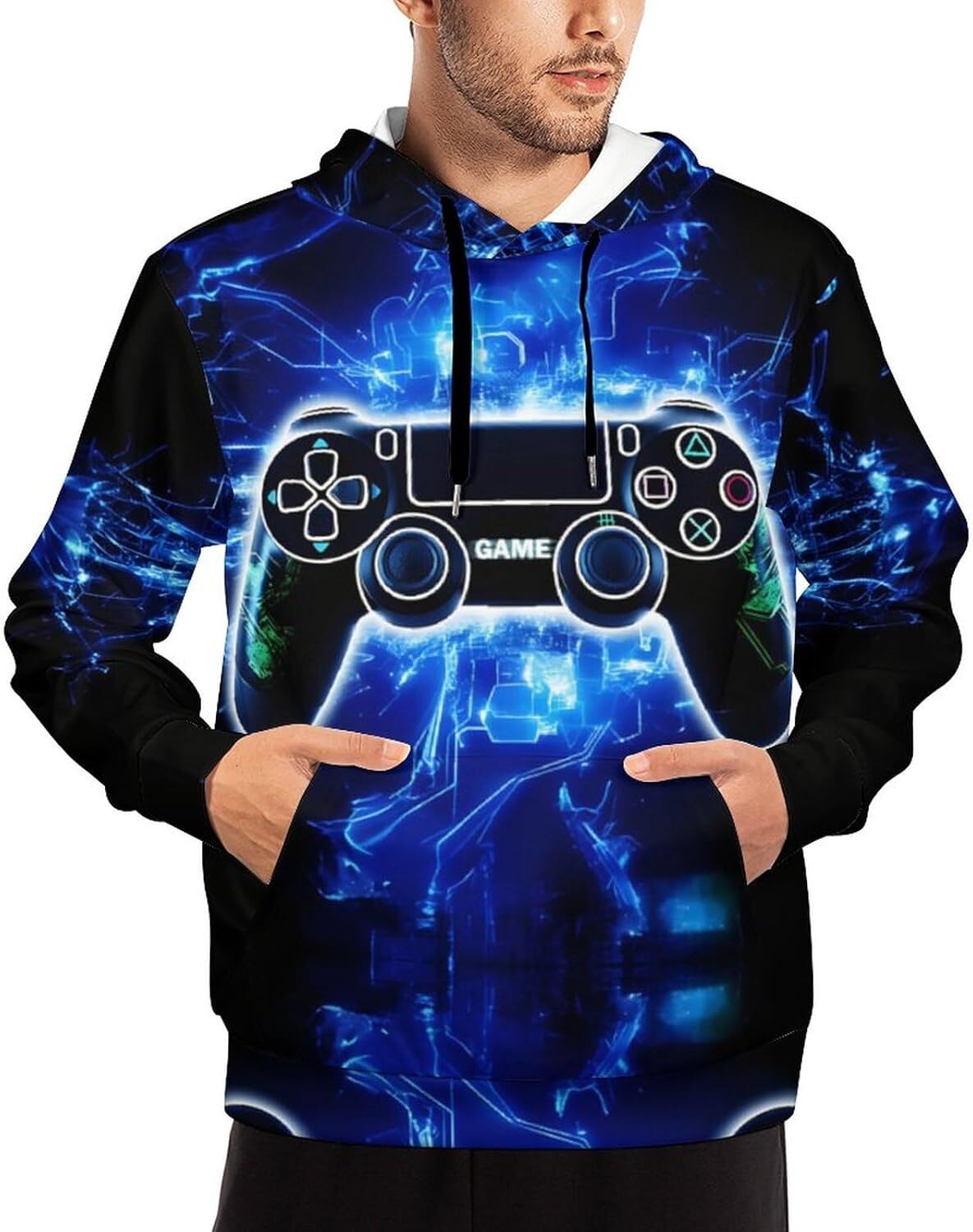 Hoodie for Mens Womens Unisex Novelty Hoodies Graphic Print Hoodies Pullover Sweatshirt Casual Long Sleeve Pockets Fashion Trends keep warm