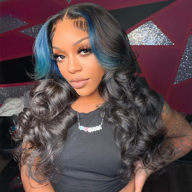 Free shipping Braziloian Highlight 13x6 HD Frontal Wig blonde Colored 200 Density 13x4 loose deep Wave Lace Front Human Hair Wigs For Women 34 36 Inch