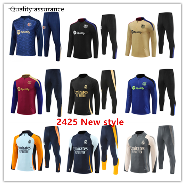 barcelon a 2425 tracksuit LAMINE YAMAL Lewandowski OLMO GAVI football training suit survetement chandal adult boys tracksuits jogging sets